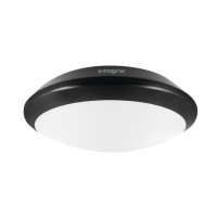 Integral Tough Shell 24W emergency LED bulkhead in matt black