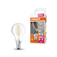 Osram LED Star+ 4W 240v SES E14 Clear Filament Golfball Bulb Relax & Active 2700K & 4000k