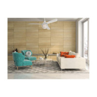 Westinghouse Graham 132cm Indoor Celling Fan Nickel Lustre Finish White Blades Cage Shade and Opal Frosted Glass 72207