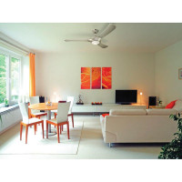 Westinghouse Techno 132cm Indoor Ceiling Fan Titanium Finish Titanium ABS Blades Opal Frosted Glass 78270