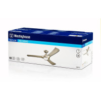 Westinghouse Techno 132cm Indoor Ceiling Fan Titanium Finish Titanium ABS Blades Opal Frosted Glass 78270