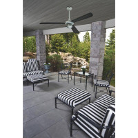 Westinghouse Mountain Gale 132cm Indoor/Outdoor Ceiling Fan Silver & Black ABS Blades 72422