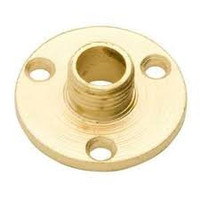Jeani 502 Brass Back Flange Plate 10mm Thread Lighting Mounting Plate Pack of 25
