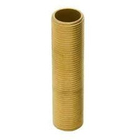 Jeani 528 1/2" Thread 2" Long Brass Threaded Tube Pack of 25