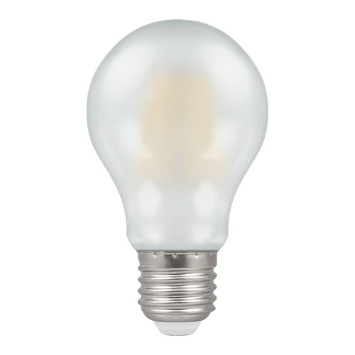 Crompton 7.5W (60w) 240v ES E27 2700k LED Pearl GLS Light Bulb