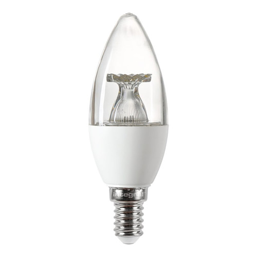 Integral 4.9w 220-240v 470lm LED Candle E14 2700k Warm White Non-Dimmable 240 Degree Beam Clear ILCANDE14NC067