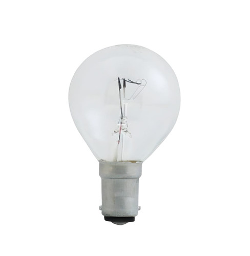 Crompton 25W B15 SBC Clear Round Golf Ball Incandescent Light Bulb