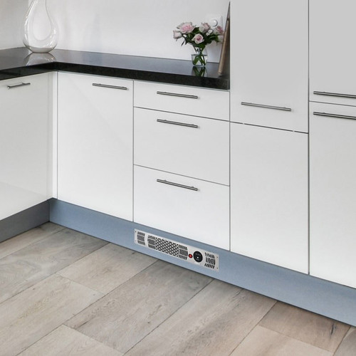 Dexpro DXPLH2 2kW Plinth Heater with Remote & Stainless Steel Fascia – Ideal for Kitchens