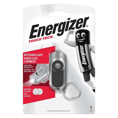 Energizer S14670 LED Keychain Touch Tech Torch – + 2 x CR2032 Batteries