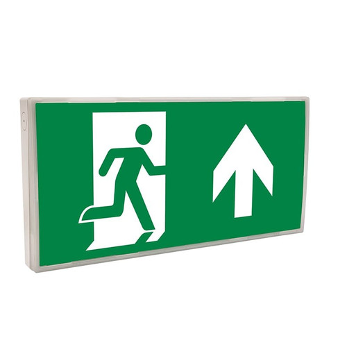 Bell Spectrum 09083V2 4W LED Emergency Hinged Exit Box – Up Legend Included – Self-Test or Manual Mode