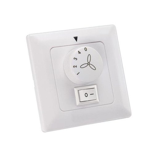 Westinghouse 78801 Ceiling Fan Wall Control with 4 Speed Settings and Light Switch