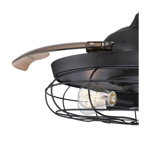 Westinghouse Dunlin 105 cm Ceiling Fan – Matte Black with LED Light & Remote Control 73001