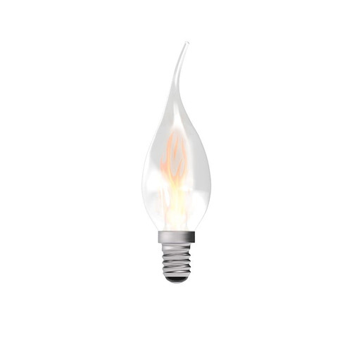 Bell LED 0.3W Bent Flicker Filament Candle SES 1800K – Decorative Vintage Look 61031
