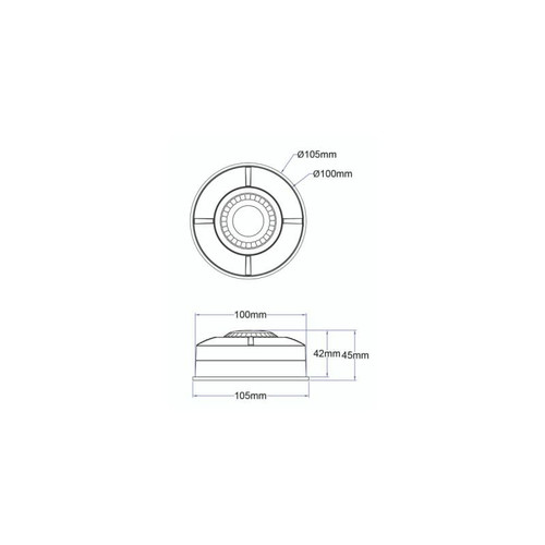 Timeguard SLW360N 360° Surface Mount PIR Presence Detector