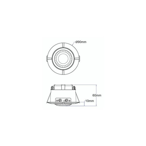 Timeguard SLFM360N 360° Flush Mount PIR Presence Detector