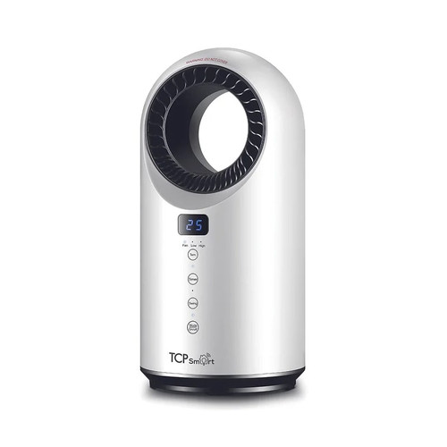 TCP Smart 1500W bladeless heating and cooling fan heater with modern ceramic design