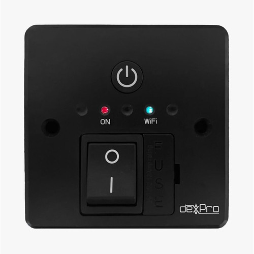 DeXpro SSW13B Wi-Fi Controlled 13A Switched Fused Spur Black