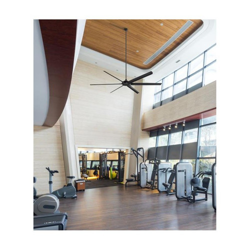 Westinghouse Widespan 254cm Indoor/Outdoor Ceiling Fan Matte Black Finish Matte Black Blades 72248