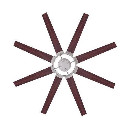 Westinghouse Stoneford 172cm Indoor/Outdoor Ceiling Fan Nickel Luster Finish Reversible Blades (Mahogany/Wengue) 72173