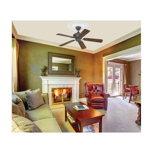 Nevada 105cm Indoor Ceiling Fan Iron Finish Reversible Blades (Walnut/Cherry) 78264