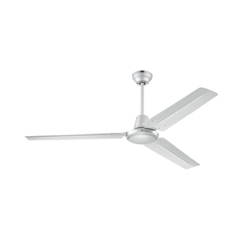 Westinghouse Industrial Ceiling Fan 142cm (56") Silver Steel Blades Indoor/Outdoor Use 72501