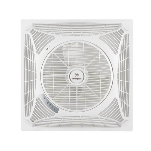 Westinghouse Windsquare White Ceiling Recessed Fan for 600x600 Ceilings 72060