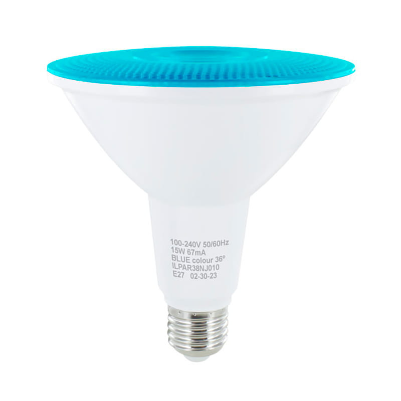 Integral LED PAR38 LED Bulb E27 ES 15W Blue IP65 Outdoor Non-Dimmable