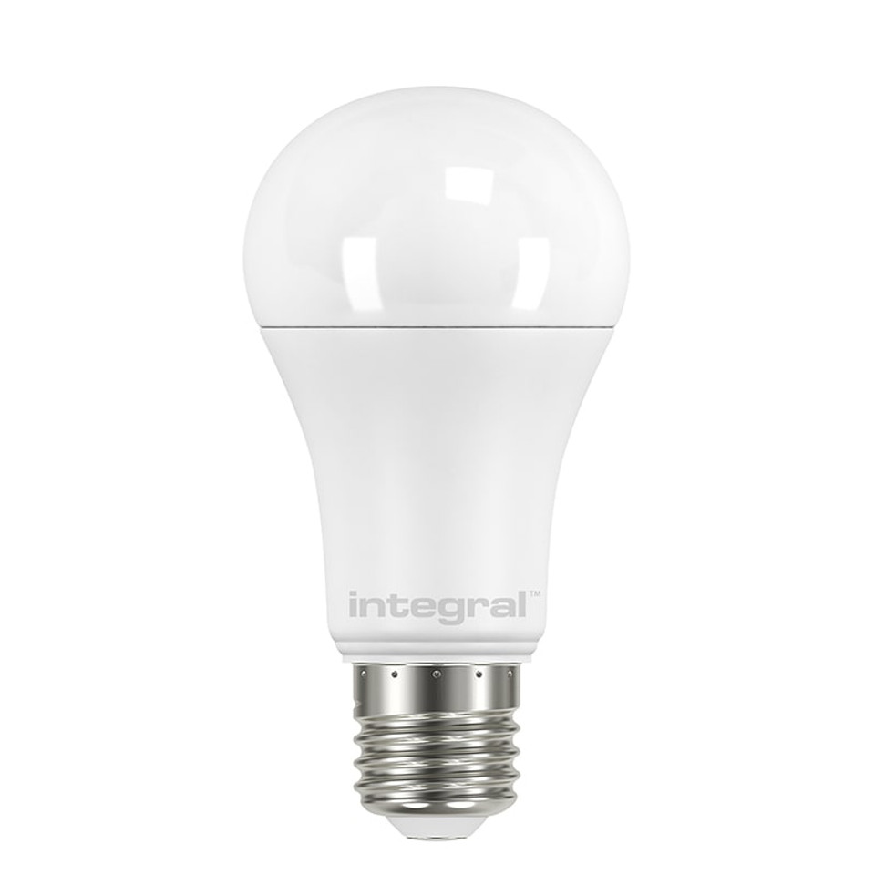 Integral 14w 220-240v 1521lm LED GLS E27 2700k Warm White Dimmable 220 Degree Beam Frosted ILGLSE27DC032 Integral 14w 220-240v 1521lm LED GLS E27 2700k Warm White Dimmable 220 Degree Beam Frosted ILGLSE27DC032