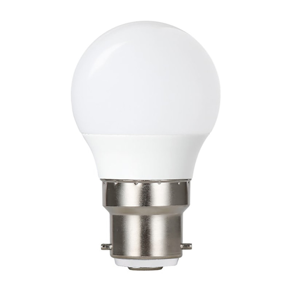 Integral 2.2w 220-240v 250lm LED Golfball B22 2700k Warm White Non-Dimmable 240 Degree Beam Frosted ILGOLFB22NC051 Integral 2.2w 220-240v 250lm LED Golfball B22 2700k Warm White Non-Dimmable 240 Degree Beam Frosted ILGOLFB22NC051
