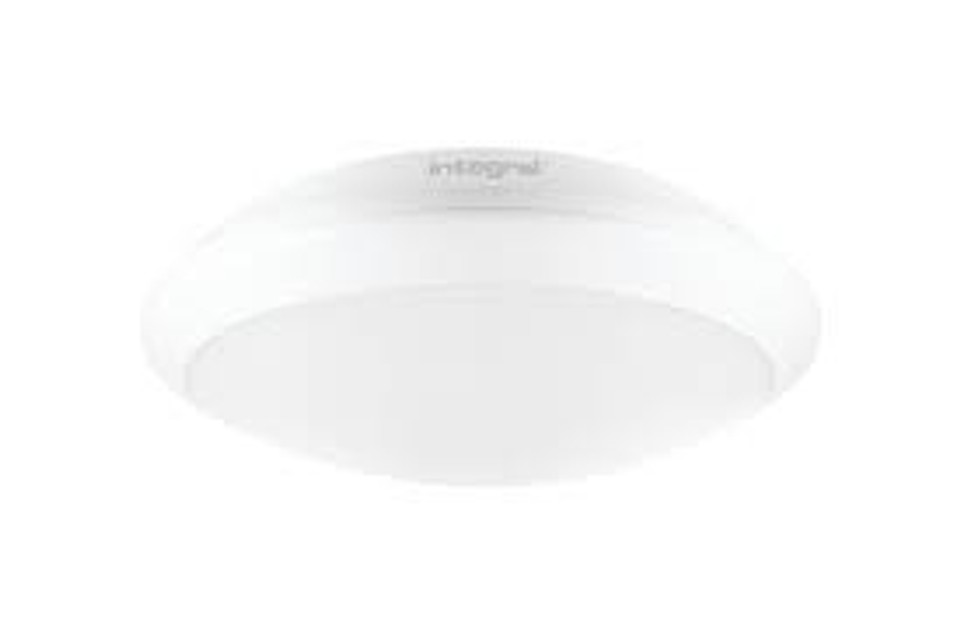 Integral 15w Tough Shell+ Bulkhead Microwave and Emergency White 4000k Cool White