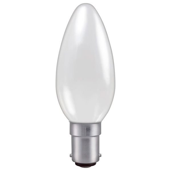 Bellight 60W 240V SBC B15 Opal Incandescent Candle Bulb