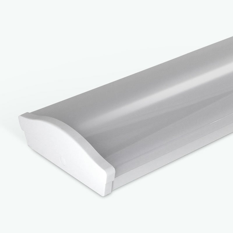 Heathfield 4ft 40W Elm Twin LED Linear Batten 4000K Cool White 4200lm IP20