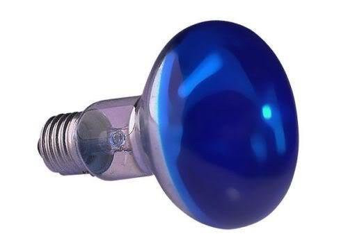 Sylvania 60W R80 Blue Reflector Bulb E27 ES 80mm Incandescent 0015700