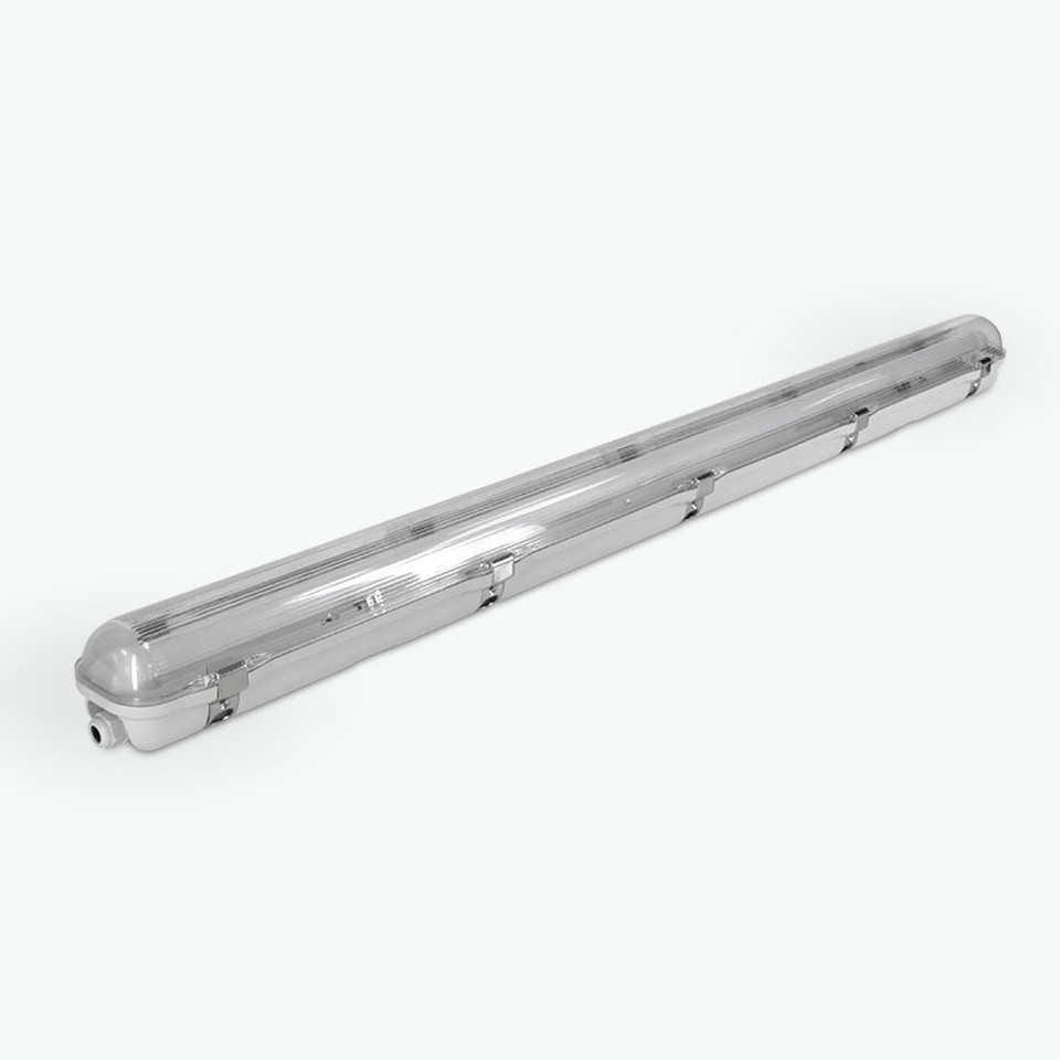 Heathfield 6ft 80w Twin Willow IP65 LED Batten Fitting CCT 3000K / 4000K / 6000K - Microwave Sensor