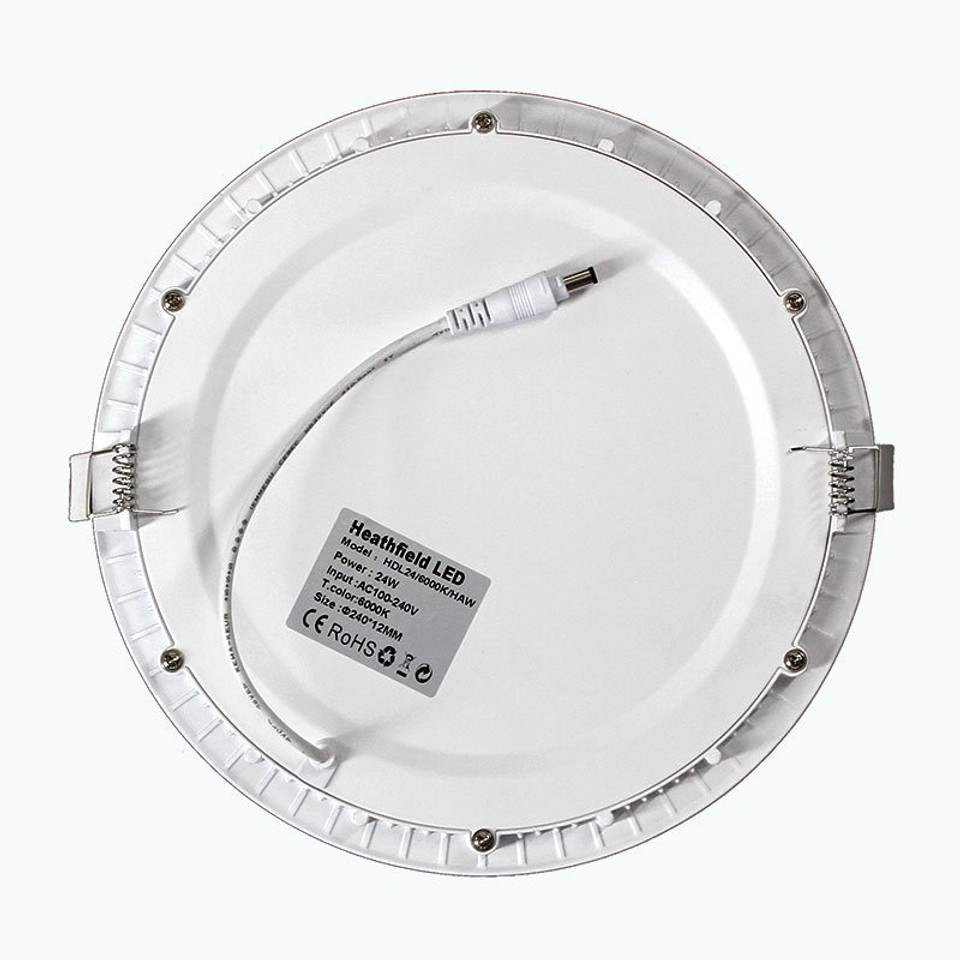 Heathfield 6w 120mm 3000k "Hawthorn" LED Round Panel - Warm White - Cutout 108mm