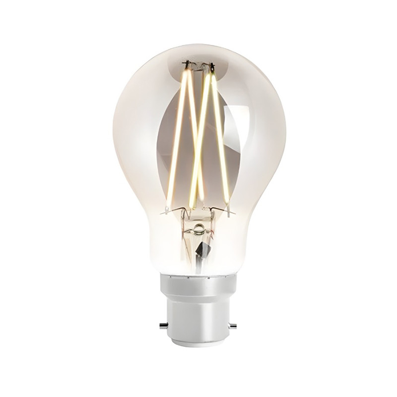 4Lite WiZ Connected SMART LED WiFi Filament Bulb 6.5W B22 GLS Clear Smoky - 4L1/8013
