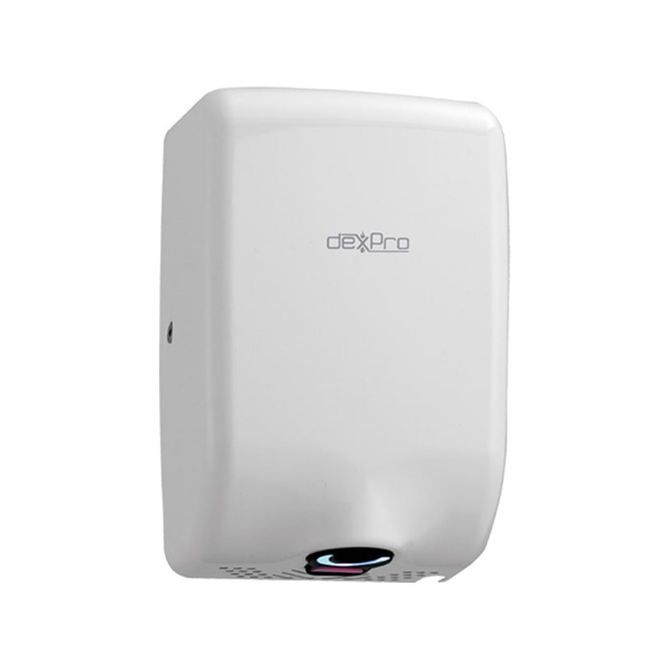 Dexpro Feisty Compact FC1W – 1.0kW Super High Speed  White Stainless Steel Hand Dryer