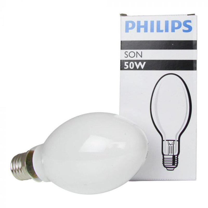 Philips SON-E 50W/220 E27 High Pressure Sodium Lamp 2000K Internal Ignitor