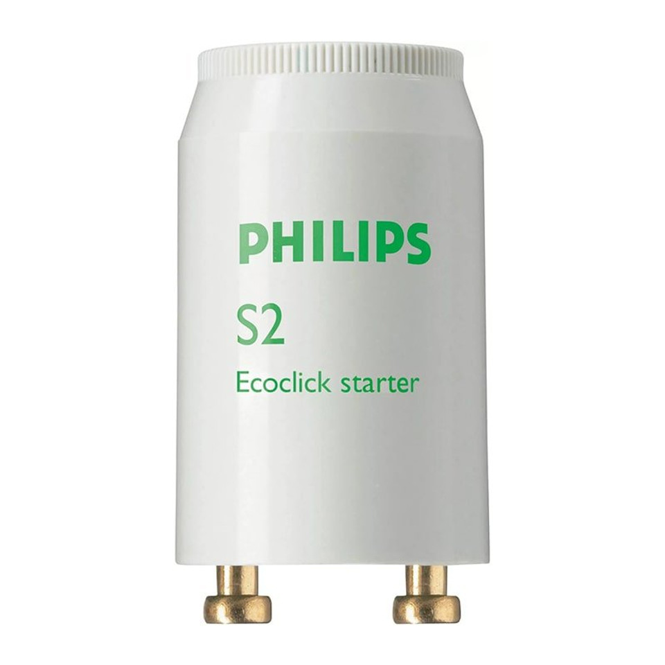 Philips S2 Ecoclick Starter 4-22W – Fluorescent Lamp Starter 220-240V