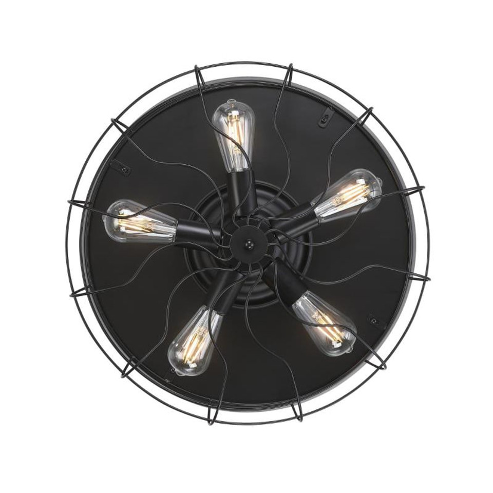 Westinghouse Dunlin 105 cm Ceiling Fan – Matte Black with LED Light & Remote Control 73001