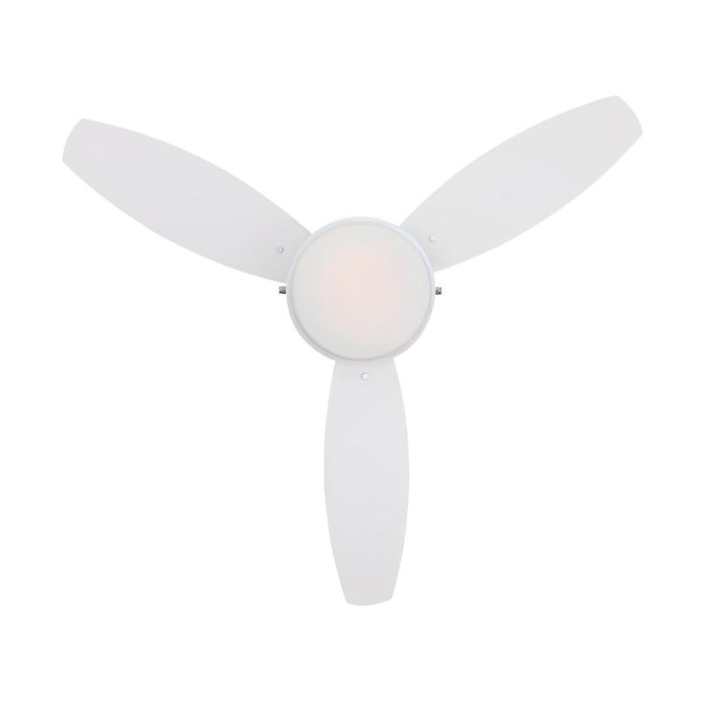 Westinghouse Alloy 105 cm (42") Ceiling Fan – White Finish with Light Fixture & Reversible Blades 73058