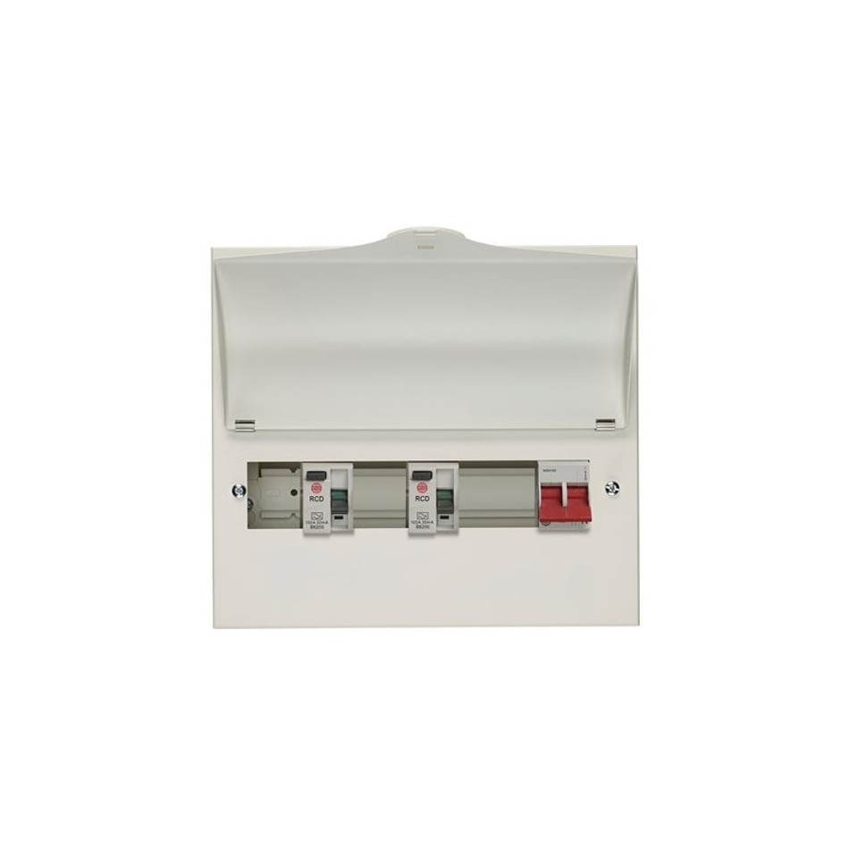 Wylex NMRS7SSLMHIA 7 Way High Integrity Consumer Unit – 100A Switch, Dual 80A RCDs