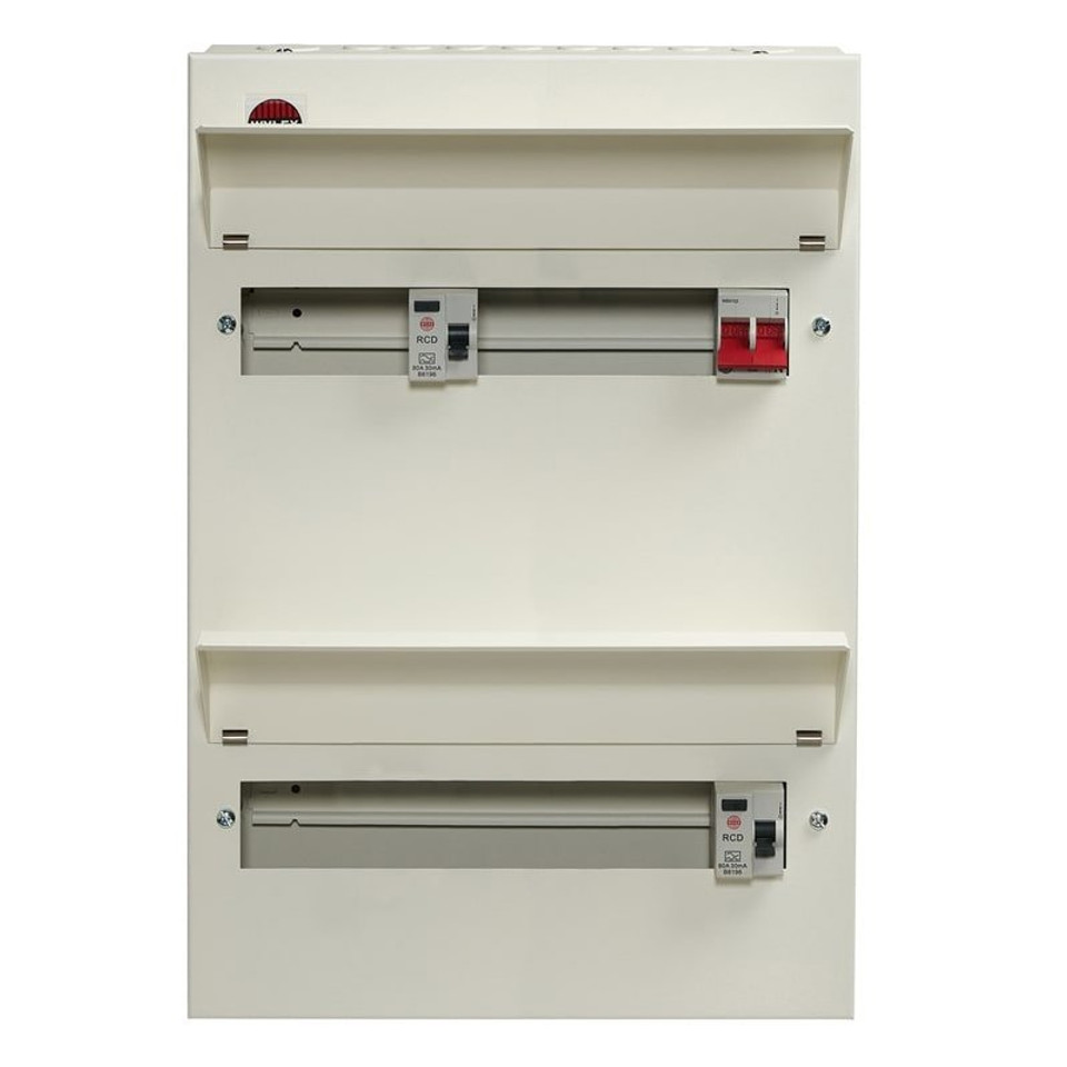 Wylex NMDRS26SSLHIA 26 Way High Integrity Consumer Unit - 100A Main, 2x 80A RCDs
