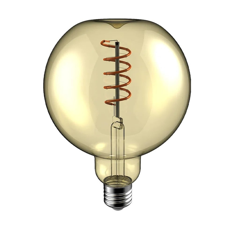Crompton LED Aureum Decorative Globe G125 4W E27 1800K Gold Glass Bulb 22027