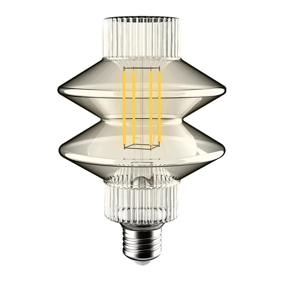 Crompton LED Decorative Lantern 106 Clear 4.9W E27 1800K Bulb (21969)