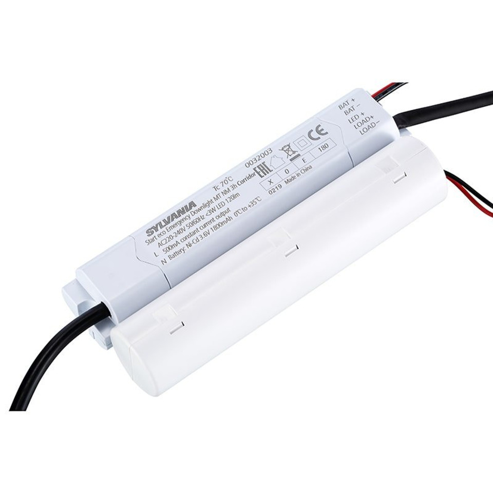 Sylvania Start 0032003 1.3W 6500K Emergency LED Spot for Corridor – Non-Maintained Manual Test