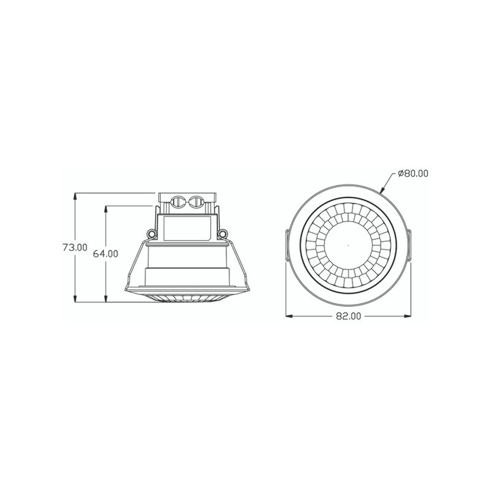 Timeguard PDFM1500N 360° Flush Mount PIR Presence Detector & Light Controller Timeguard PDFM1500N 360° Flush Mount PIR Presence Detector & Light Controller