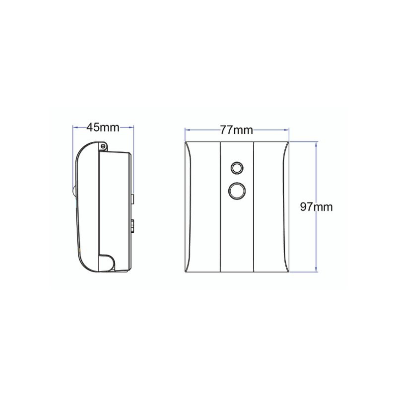 Timeguard NSLDD1000 3000W Dusk to Dawn Light Controller – White, IP55 Weatherproof