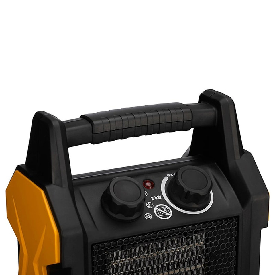 TCP 2kW Tough & Compact Portable Electric Heater – Industrial Design & Fast Heat