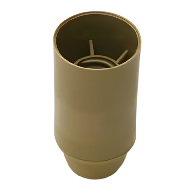 Jeani A105G Small Edison Screw E14 Gold Lamp Holder 10mm Entry